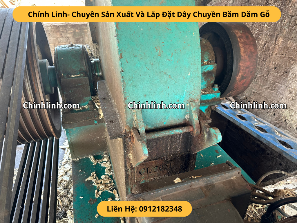 Máy băm dăm gỗ Chính Linh